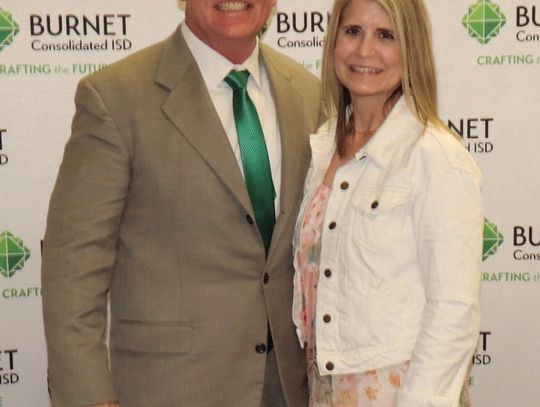 Pictured is Steve and Lana Hale. Steve Hale is leaving BCISD for Trinity Christian Academy in Willow Park where he will serve as defensive coordinator. Contributed photo