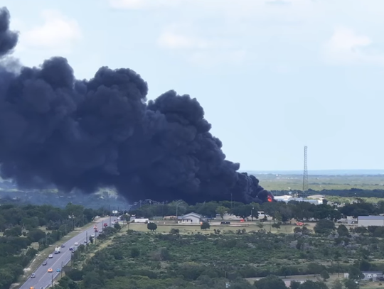 Crews from around the area responded to the scene around 5:15 p.m. that Monday of Reliable Tire Disposal in the 3300 block of East Texas 29, within the Burnet city limits. Contributed photos