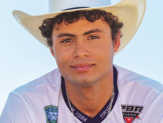 Martelle Luedecke/Luedecke Photography Ayden Dale #25 of the PBR team Mavericks provided insight into his ambition and new venture in an interview at the Burnet County Rodeo Arena, where it all began with his first ride at 13 years of age.