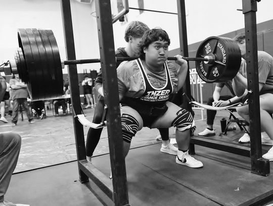 Brandon Westbrook earned gold in Llano with combined lifts of 1,495 pounds. His 625 pound squat the highest produced at the meet from any platform.