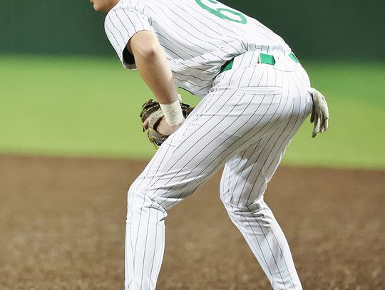 With a runner on varsity first baseman, Drake Milam stays alert during a recent game. The Dawgs have enjoyed a successful start to their 2025 season. Photo by Wayne Craig/Clear Memories