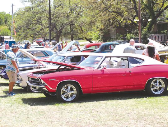 Lake Area Rods and Classics hosted their annual car show in Hamilton Creek Park for the Bluebonnet Festival.