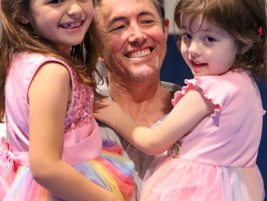 Offering much love at family valentine event