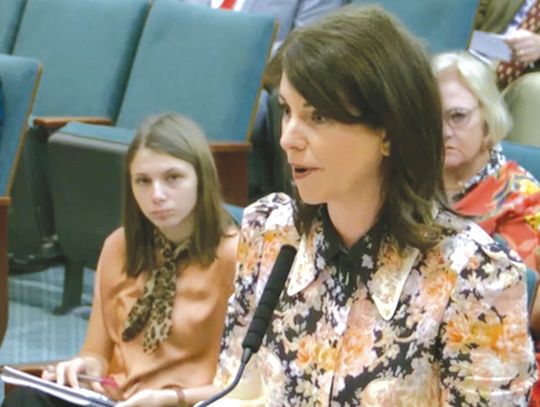 State Rep. Ellen Troxclair (HD-19) presented House Bill 3482 April 9, during the House Committee on Natural Resources hearing. Contributed photo