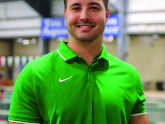 When Nolan Gerfers became the Burnet Consolidated Independent School District swimming and diving coach, he understood the rich history of the program. He appreciates the community for “welcoming a young coach” during his time here. File photo