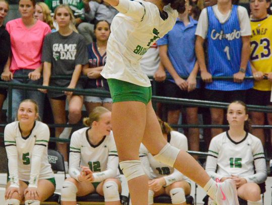 Volleyball team splits district matches in first week