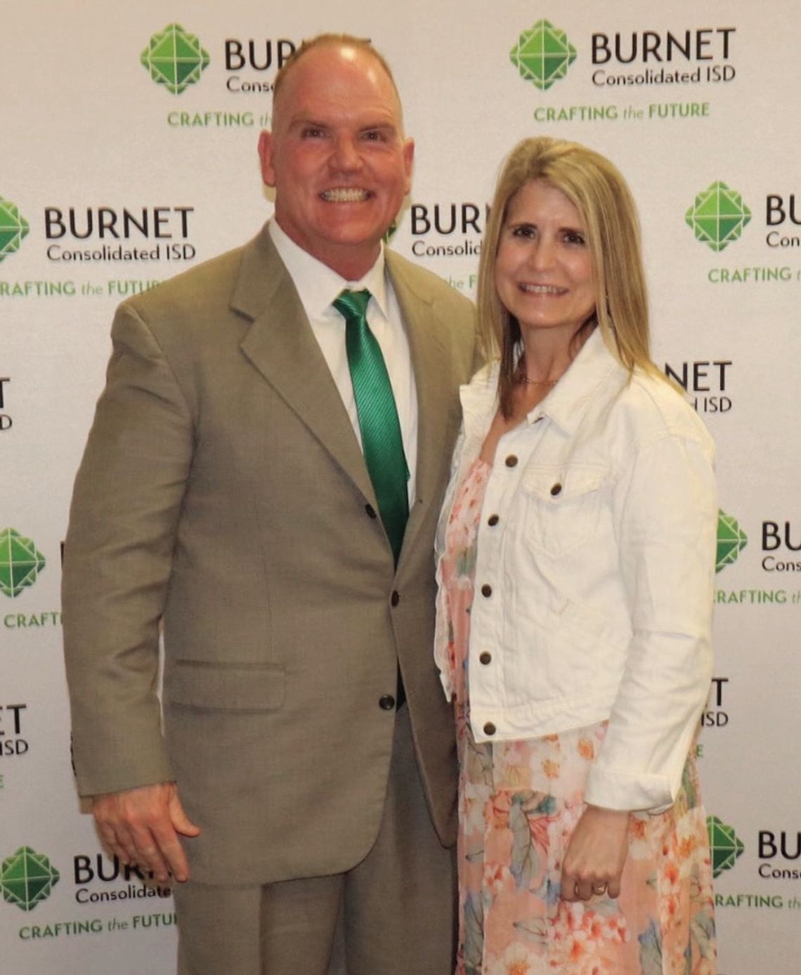 Pictured is Steve and Lana Hale. Steve Hale is leaving BCISD for Trinity Christian Academy in Willow Park where he will serve as defensive coordinator. Contributed photo