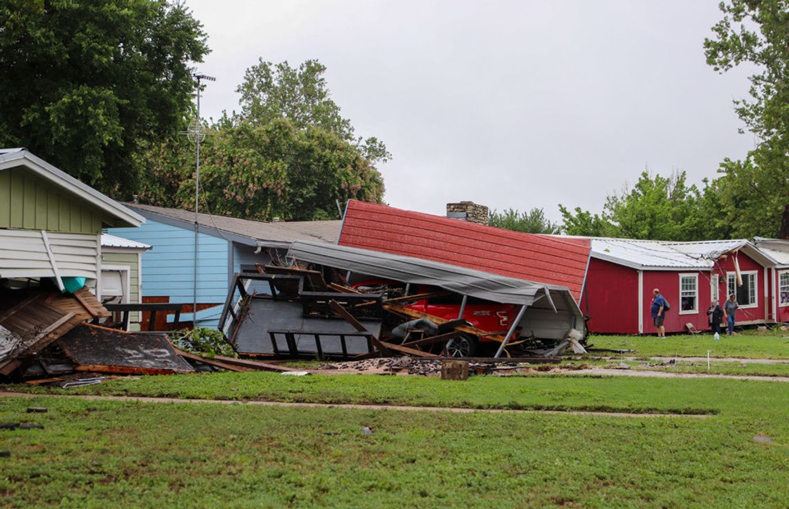Burnet flash flooding washes away family’s home