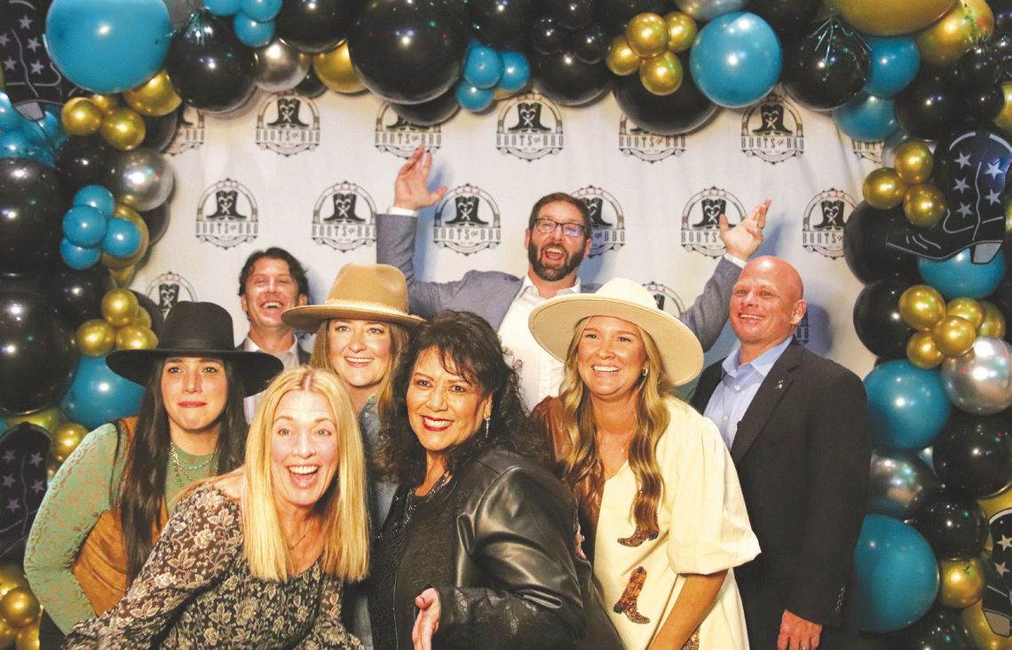 CASA for the Highland Lakes board members, Tracy Knight, Terry Ortiz, Melissa Edge, Meghan Peterson, Damon Beierle, Travis Dean, Jared Fields and Brittany Grubbs, were thrilled with the success of the fundraiser. Find more photos on Page 16. Martelle Luedecke/Luedecke Photography