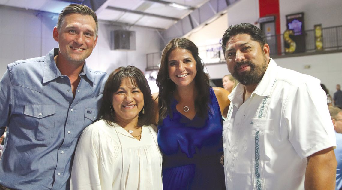 Casino Night fundraisers kindles the giving spirit Aug. 24, Marcus Dawes, Lisa Atkinson, Amber Dawes, and Bill Atkinson were ready for a night of laughter, luck, and fundraising at the Highland Lakes YMCA’s Casino Night. Photos by Martelle Luedecke/Luedecke Photography