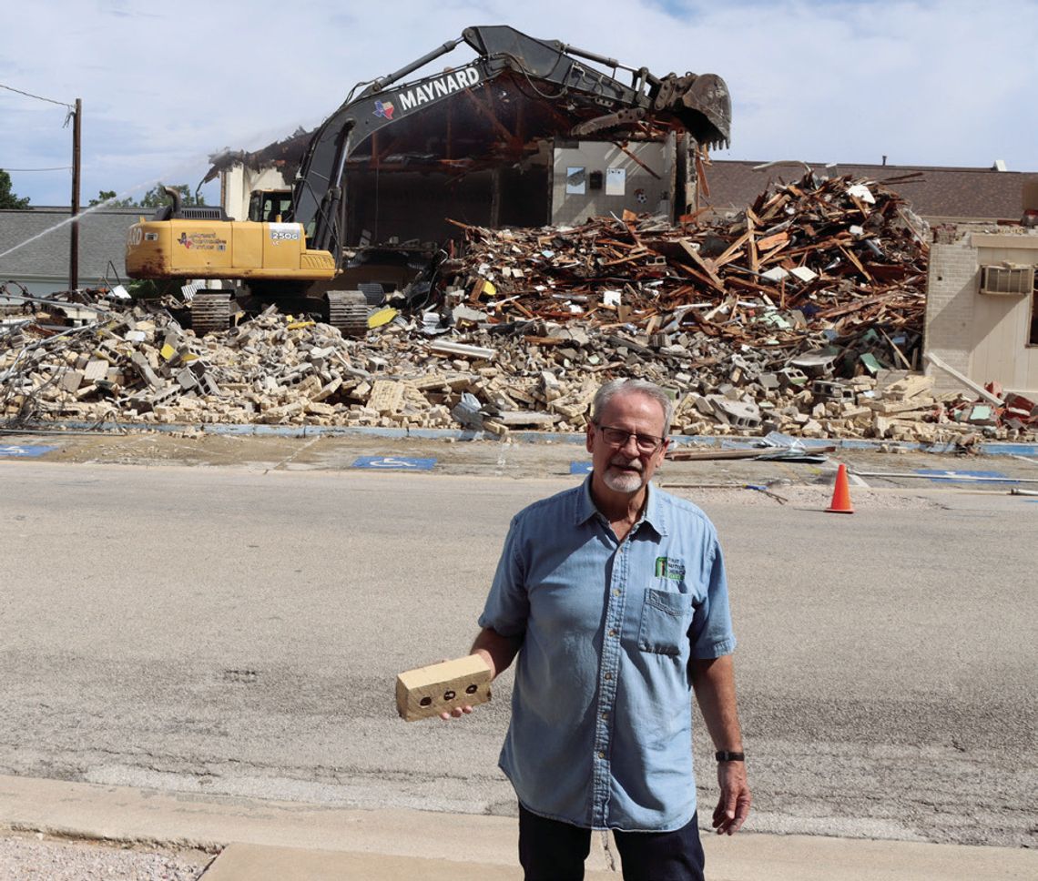 Burnet Baptist Church building reduced to rubble for new start