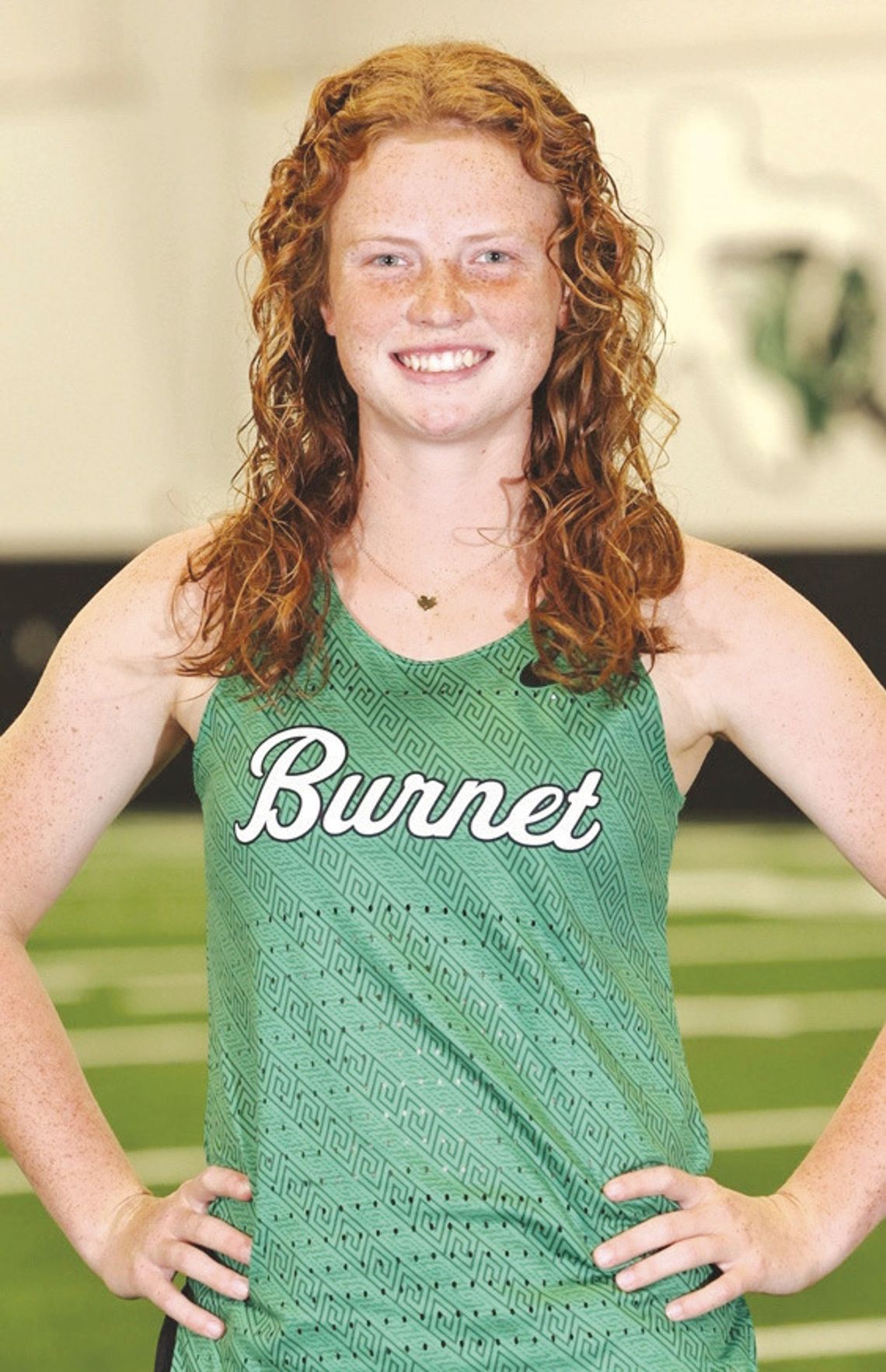 Photo by Wayne Craig/ Clear Memories Burnet senior runner Adriana Briggs was honored with a selection to the Academic All-State cross country list.