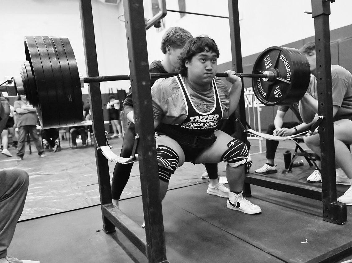 Brandon Westbrook earned gold in Llano with combined lifts of 1,495 pounds. His 625 pound squat the highest produced at the meet from any platform.
