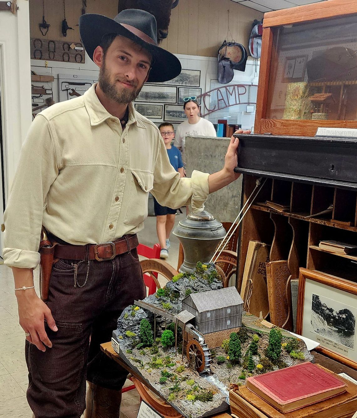 Fort Croghan displays 3-D historic mill project Fort Croghan displays 3-D historic mill project