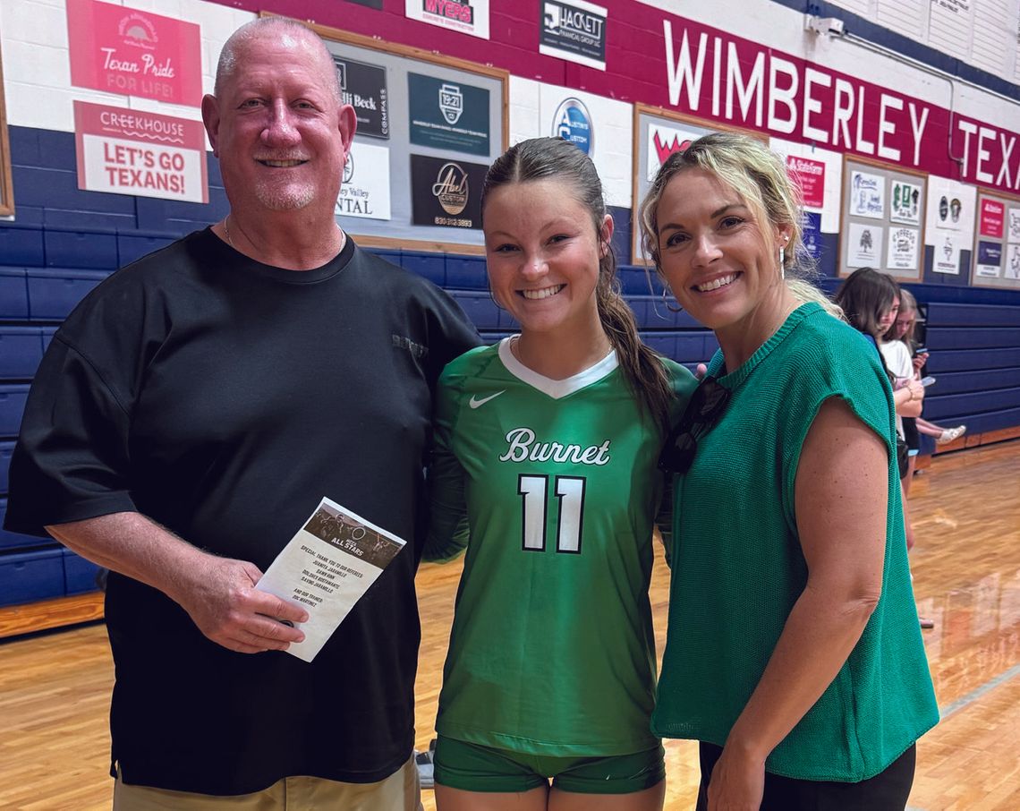 Lady Dawg volleyball allstar competes at Wimberley Lady Dawg volleyball allstar competes at Wimberley