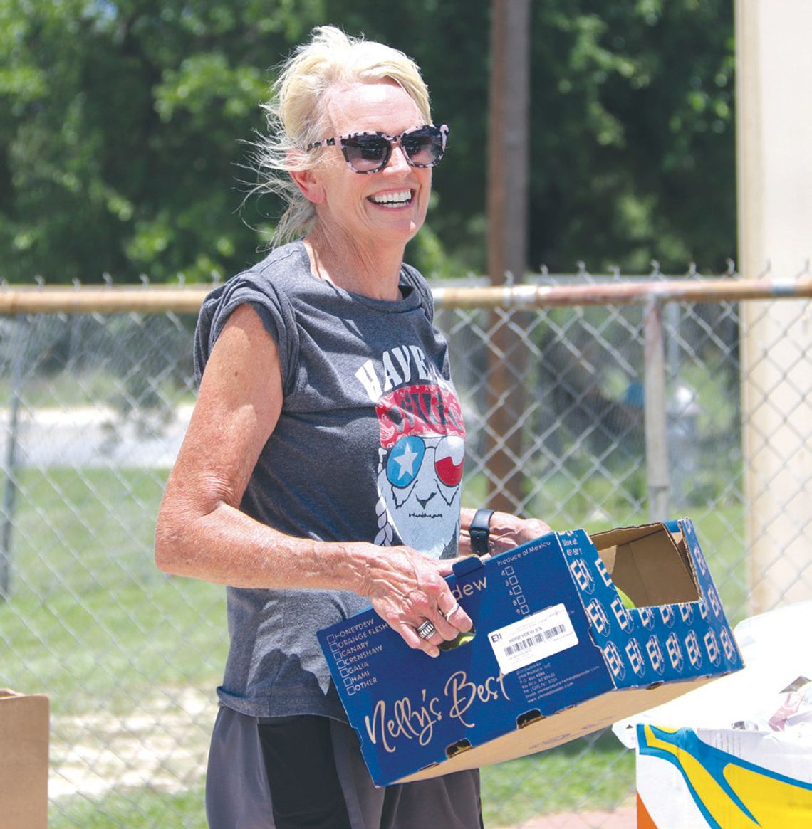 Food bank pops up at Bertram Pavilion