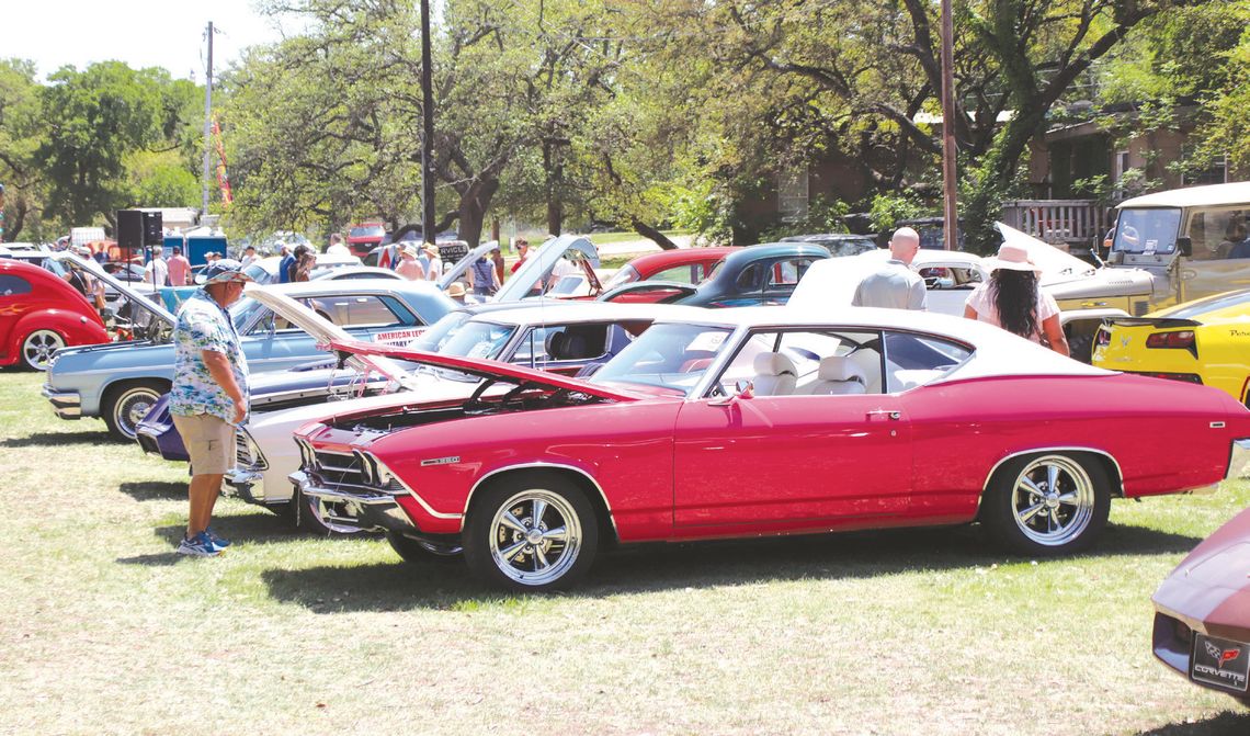 More Bluebonnet Festival Fun! Lake Area Rods and Classics hosted their annual car show in Hamilton Creek Park for the Bluebonnet Festival.