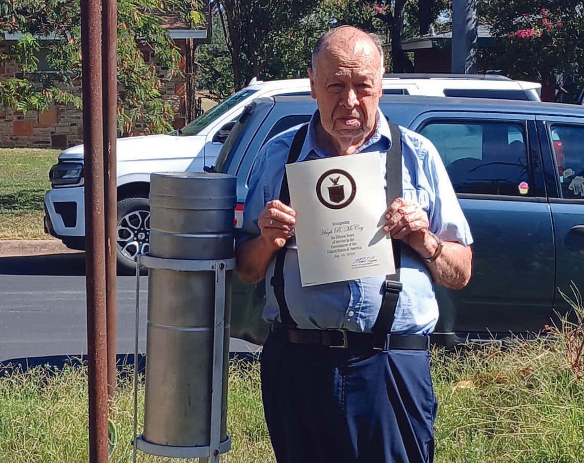 NWS honors local rainfall monitor for service