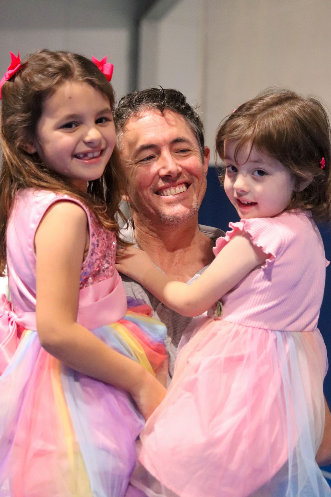 Offering much love at family valentine event Offering much love at family valentine event