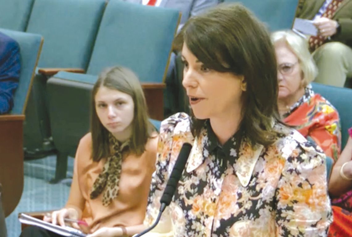 State Rep. Ellen Troxclair (HD-19) presented House Bill 3482 April 9, during the House Committee on Natural Resources hearing. Contributed photo