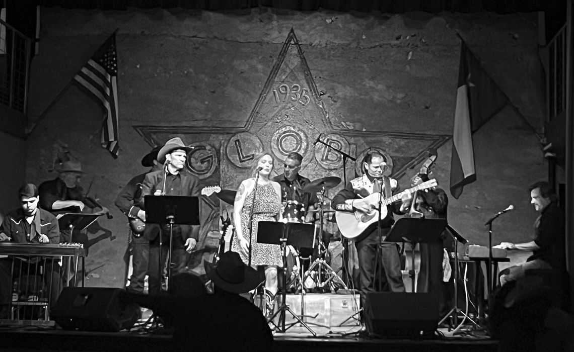 Western Fidelity featured Songs About Wine at the Globe Theatre. Contributed photos/Betty Predmore