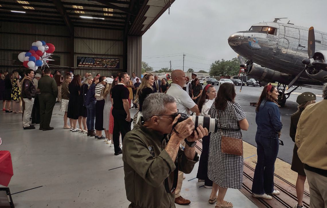 Everyone dressed in 1940s attire and military uniforms and danced to 1940s music, sponsored by the Highland Lakes Squadron of the CAF. Contributed photos